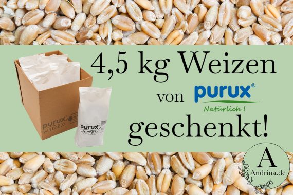 Andrina.de Weizen Aktion purux