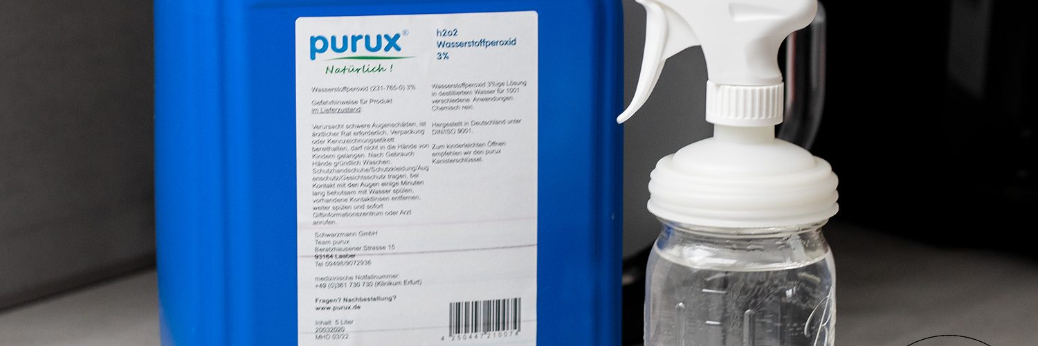 Reinigung mit Wasserstoffperoxid Allzweckreiniger