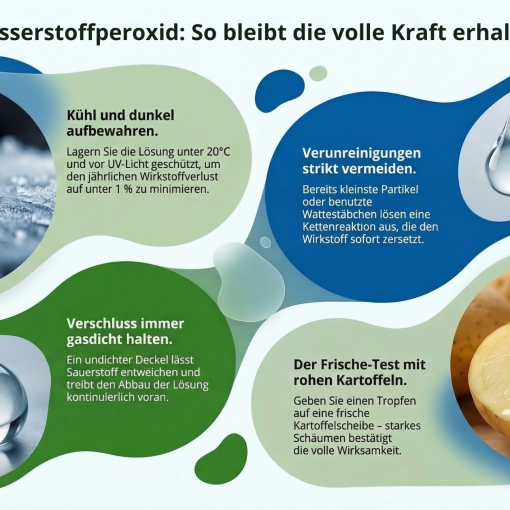 Haltbarkeit Wasserstoffperoxid